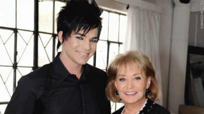 adam lambert and one the view people