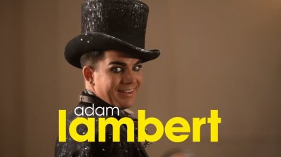 adam lambert on glee