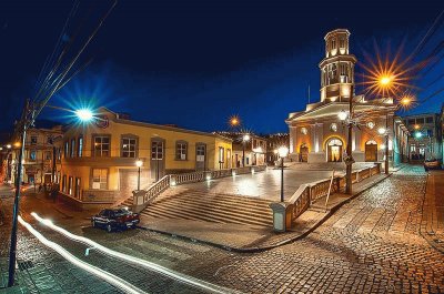 Iglesia de La Matriz - Valparaiso - Chile jigsaw puzzle