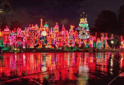 Disneyland Small World at Christmas jigsaw puzzle