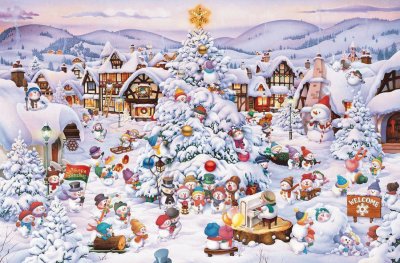 christmas jigsaw puzzle