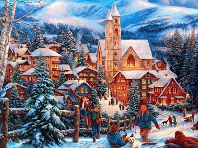 holiday jigsaw puzzle