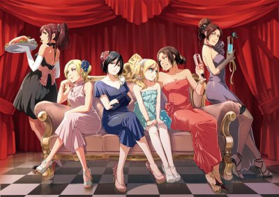 personajes femeninos del anime shingeki no kyojin jigsaw puzzle