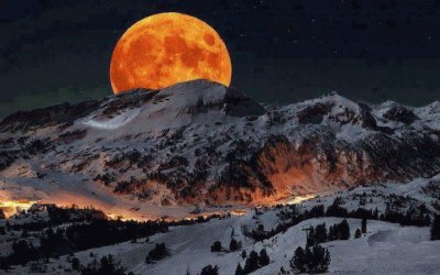 Red Moon jigsaw puzzle