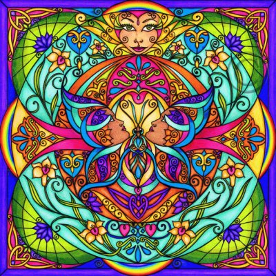 mandala de amor jigsaw puzzle