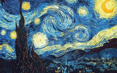 פאזל של Starry Night (Van Gogh)