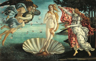 The birth of Venus (Aphrodite)