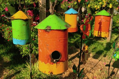 Birdhouses jigsaw puzzle