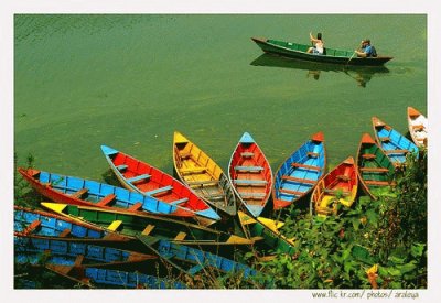 Colored Boats jigsaw puzzle