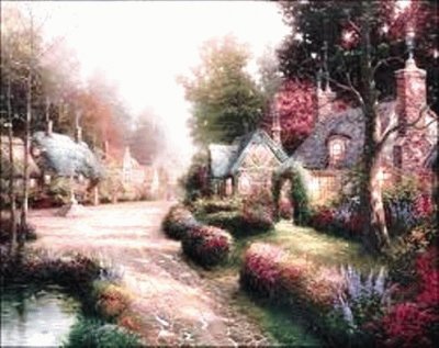 romantic village-37 jigsaw puzzle