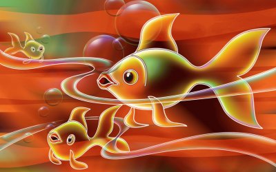 Gold Fish jigsaw puzzle