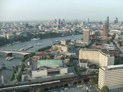 City skyline from The Eye