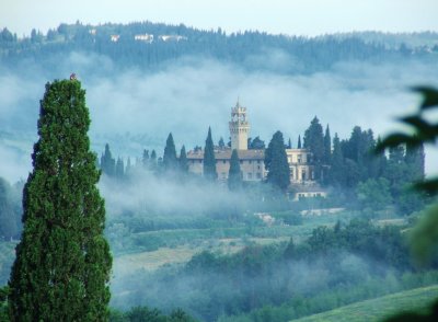 Misty Tuscan morning
