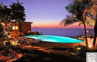 Evening Sunset from Laguna Beach Mansion jigsaw puzzle