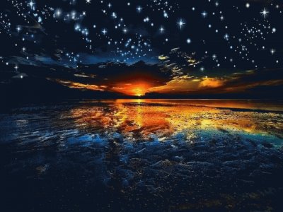 coucher de soleil jigsaw puzzle