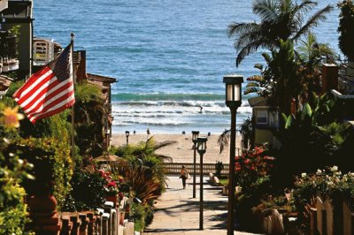 Walkway to the Beach-Manhattan Beach jigsaw puzzle