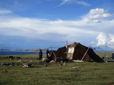 Nomads in Tibet