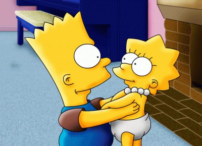 פאזל של bart y lisa