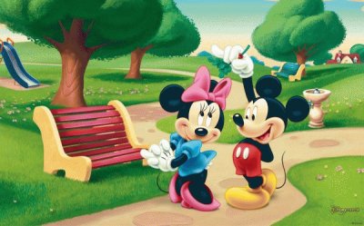 פאזל של mickey and minnie