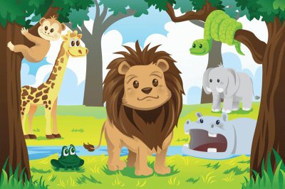 jungleanimal jigsaw puzzle