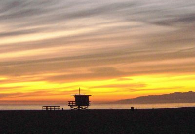 Venice Beach Sunset CA