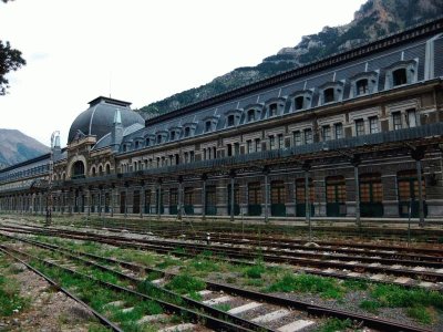 EstaciÃ³n de trenes de Canfranc. EspaÃ±a.