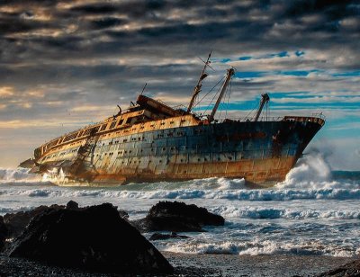 Naufragio del SS America. Fuerteventura, Islas Can