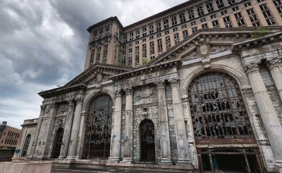 פאזל של EstaciÃ³n Central de Michigan. Detroit, EEUU