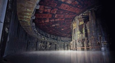 פאזל של FÃ¡brica de cohetes abandonada. Rusia.