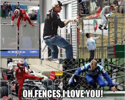 Kimi and fences
