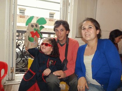 Con mama y papa