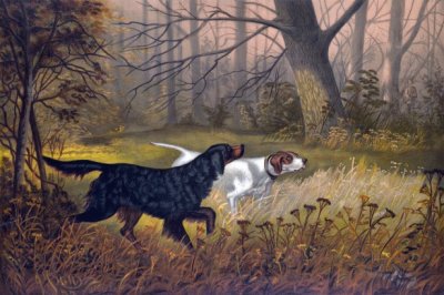 Dogs Hunting jigsaw puzzle