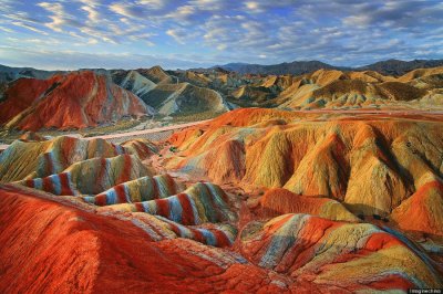 פאזל של Rainbow Mountains China