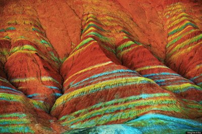 Rainbow Mountains China jigsaw puzzle