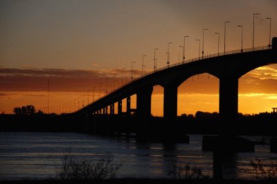 Atardecer en el RÃ­o Uruguay