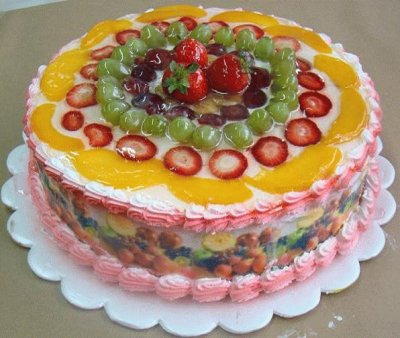 Vaya tarta de frutas