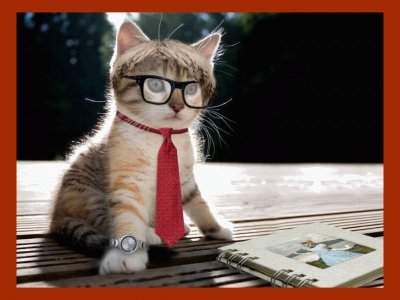 - gato de oculos jigsaw puzzle