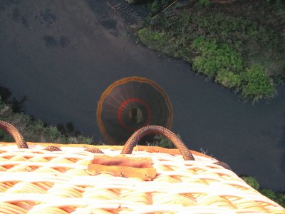 Hot air balloon over Queensland, Australia jigsaw puzzle