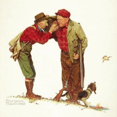 Two Old Men and Dog-Hunting jigsaw puzzle