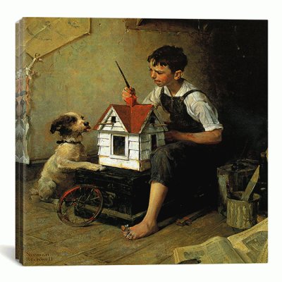 Painting Little House jigsaw puzzle