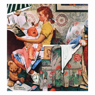  "Babysitter  "- November 8, 1947 jigsaw puzzle