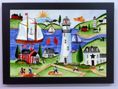 Baseball Lighthouse jigsaw puzzle