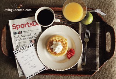 Breakfast Tray for  #1 Dad jigsaw puzzle