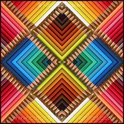 Colored Pensels Art