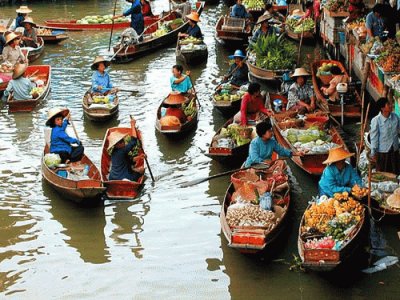פאזל של Thailand floating market