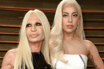 Lady Gaga and Donatella Versace