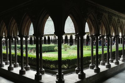 Mont Saint Michel claustro jigsaw puzzle