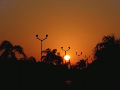 Sunset in MÃ©rida, MÃ©xico.