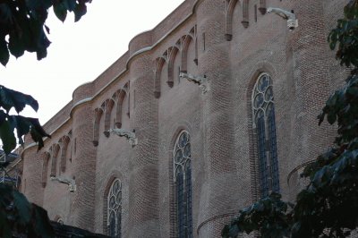 Catedral de Albi, fachada lateral