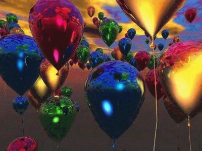 globos de colores